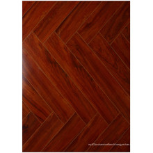 Plancher laminé absorbant le son d&#39;érable de miroir de HDF de 12,3mm E0